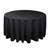 Round Solid Color Polyester Tablecloth for Weddings, Parties & Dining
