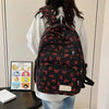 Cute Large-Capacity Bow Print Backpack Set