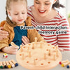 Wooden Memory Match Stick Chess Game – Montessori Color Matching Board Game