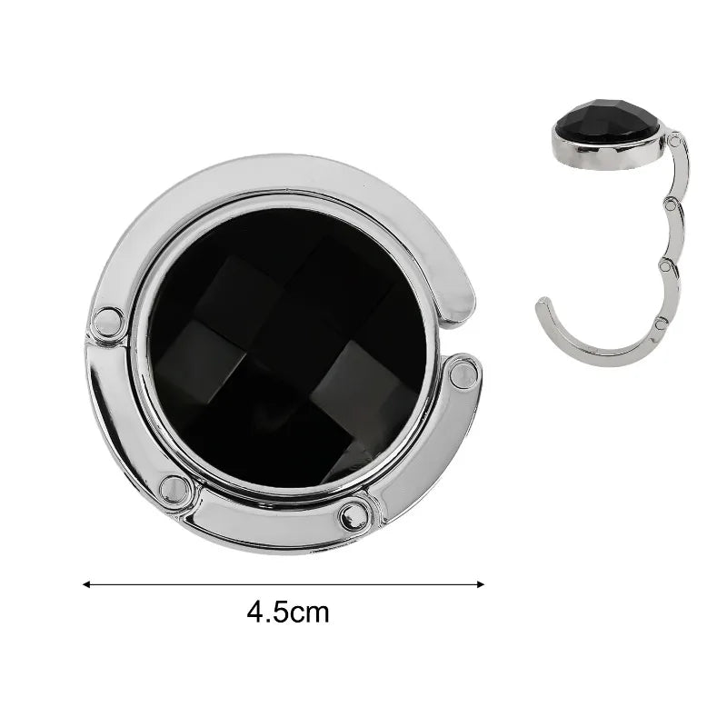 Foldable Crystal Acrylic Hook with Anti-Slip Pad