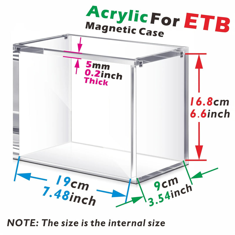 Clear Acrylic Display Case for Booster Boxes
