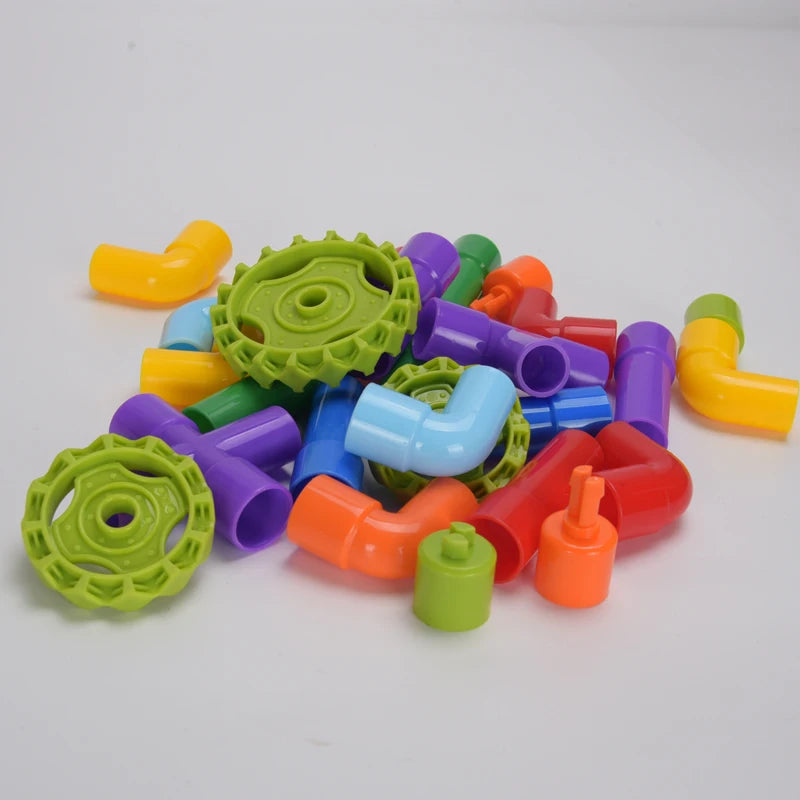 Set de Bloques de Construcción para Tuberías Creativas