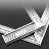 Aluminum Alloy 90-Degree Square Ruler for Woodworking