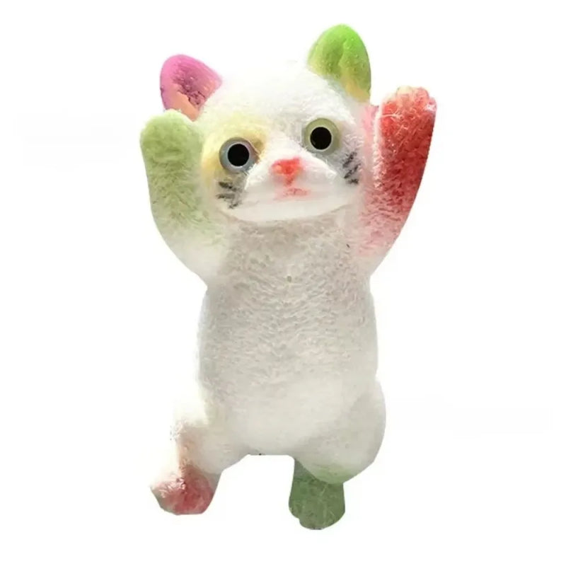Realistic Cat Squeeze Toy for Stress Relief