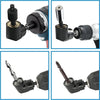 Flexible Right Angle Drill Bit Extension Set with Universal Socket Adapter