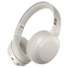 A pair of white Acer OHR205 wireless Bluetooth headphones shown from above.