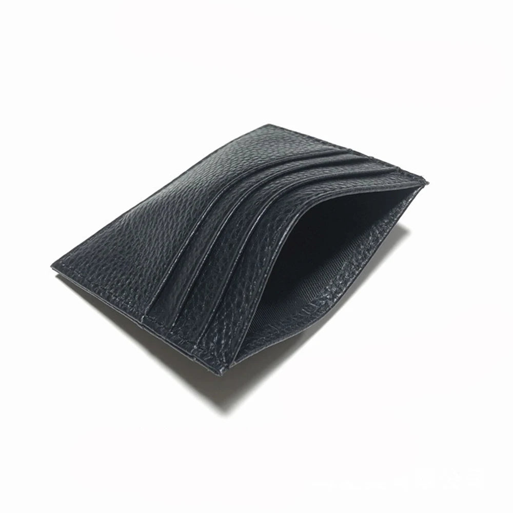 Genuine Leather Credit Card Holder – Slim ID & Card Case