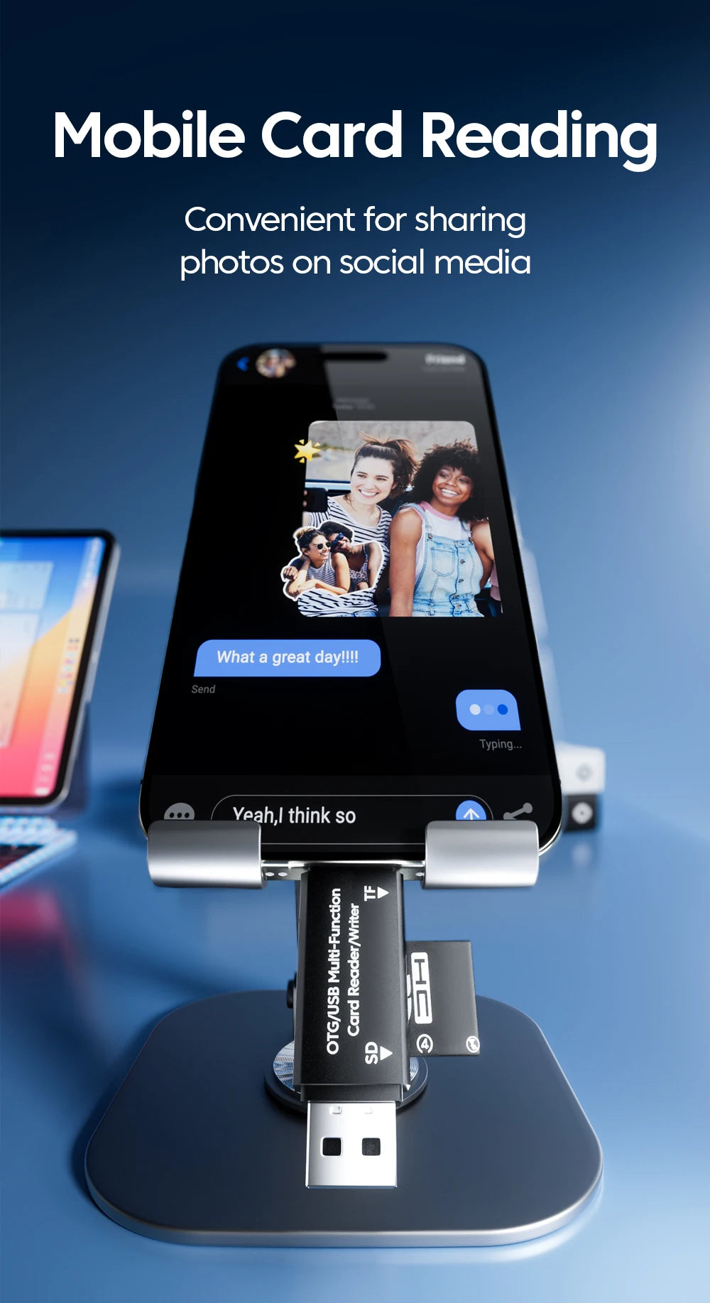 2-in-1 USB-C & USB-A Memory Card Reader