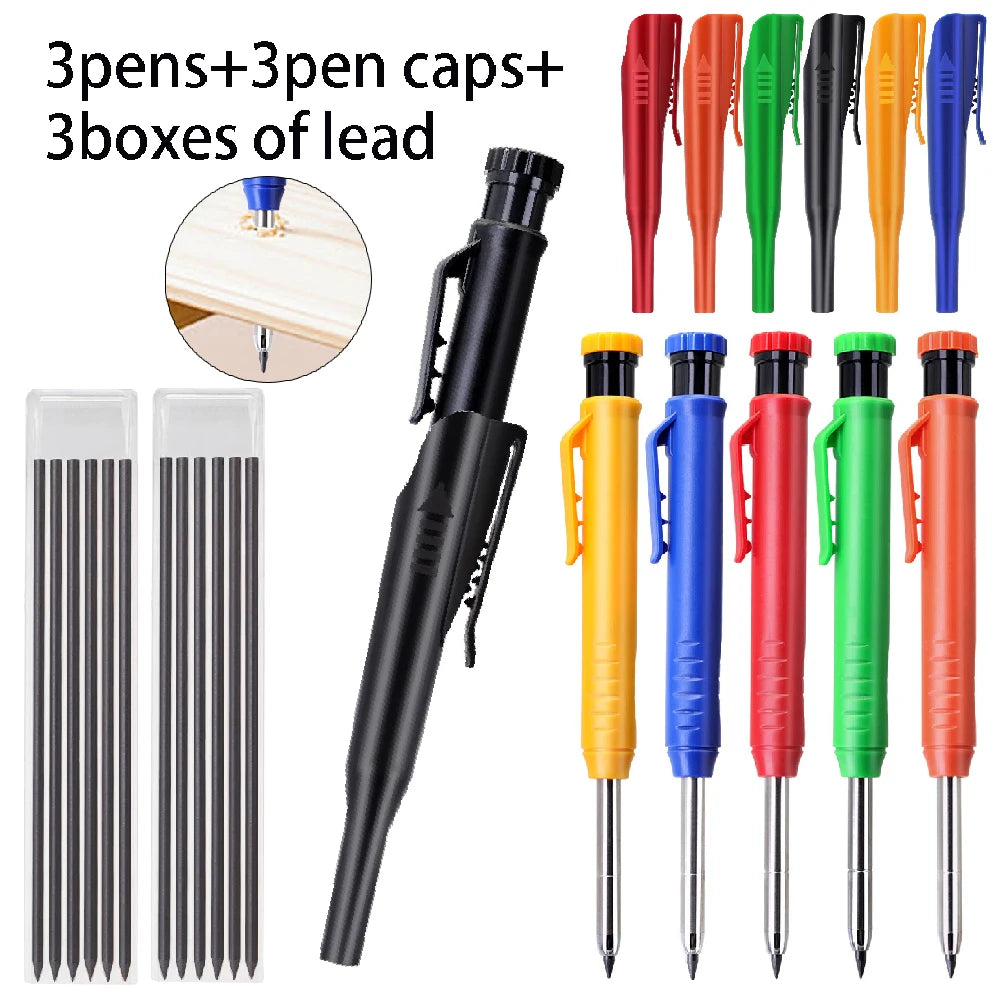Precision Carpenter Mechanical Pencils with Lead Refills