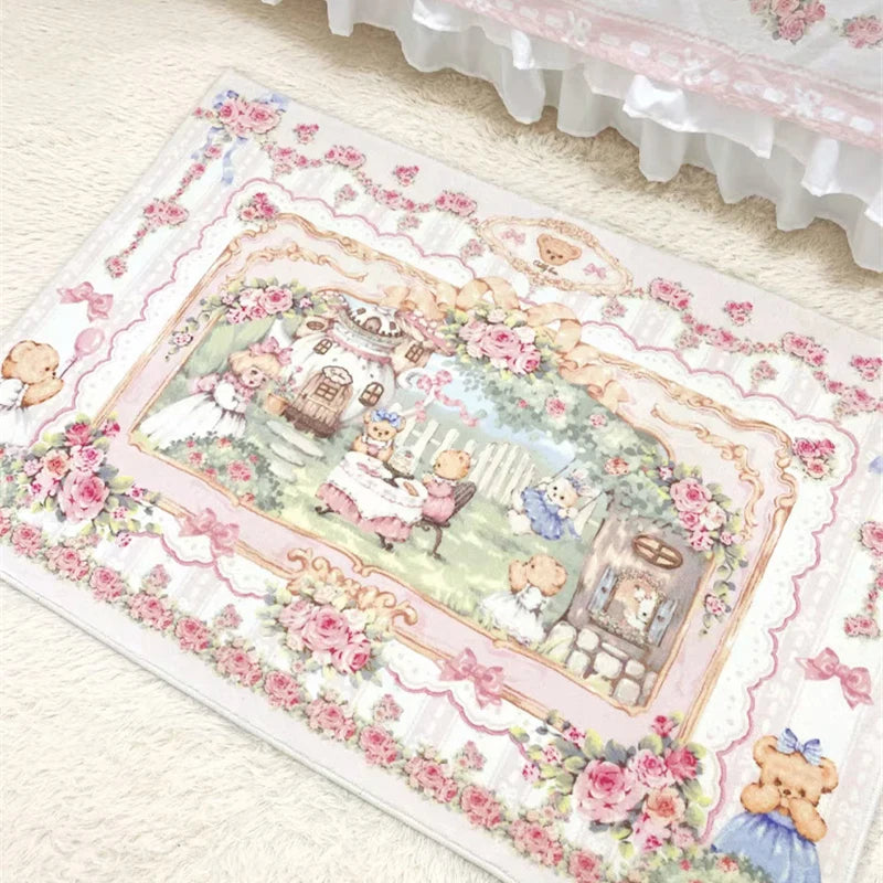 Plush Bear Bedside Rug