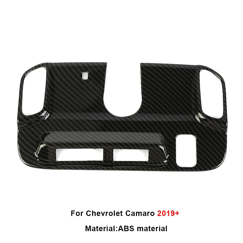 Black carbon fiber interior trim kit for Chevrolet Camaro 2019 plus vehicle