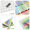 A set of flexible, colorful multiplication practice flashcards with an erasable pen and popping features.