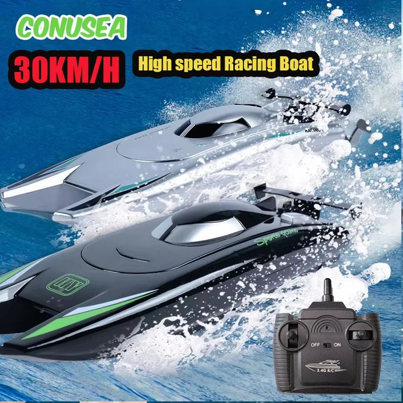 Barco de Carreras RC Impermeable de Alta Velocidad