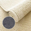 Minimalist Faux Sisal Jute Rug with Anti-Slip Backing