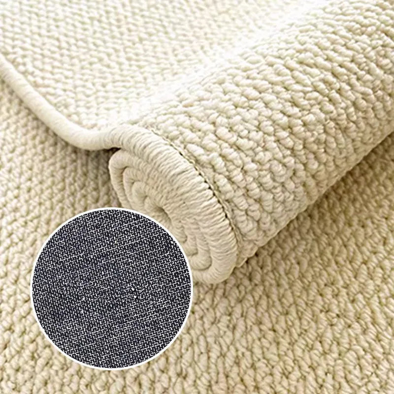 Minimalist Faux Sisal Jute Rug with Anti-Slip Backing