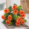 Silk Rose & Eucalyptus Floral Arrangement