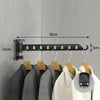 Wall-Mounted Foldable Clothes Drying Rack