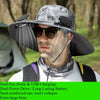 Solar-Powered Cooling Hat with Dual Fans