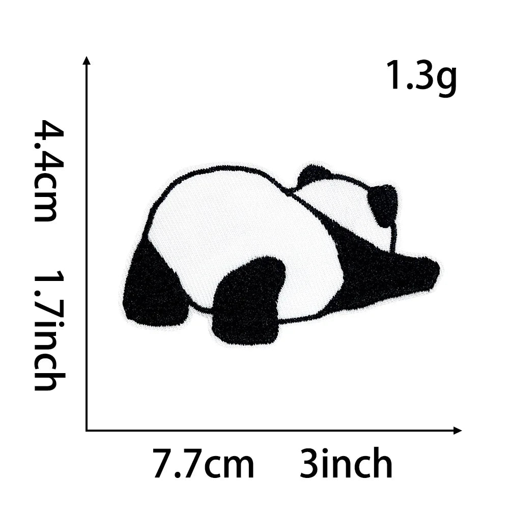 Embroidered Animal Iron-On Patches for DIY Crafting & Clothing Repair