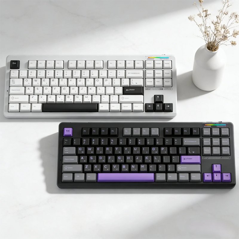 Tri-Mode TKL Mechanical Keyboard with Hot-Swap & RGB
