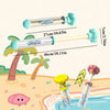 Pusher Type Water Gun with Jet Spray Function