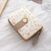 Cute Cat Face PU Leather Coin Purse with Wrist Strap