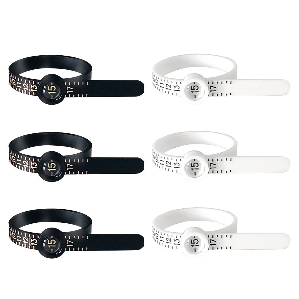 Ring Sizing Gauge with Magnifying Glass – Measure Finger Size at Home