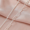 Dainty CZ Anklet with Layered Chain Design