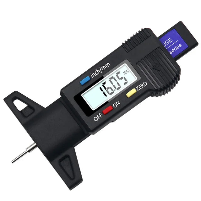 Digital Tire Tread Depth Gauge with Large LCD Display