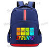 Sprunki Cartoon Backpack – Large Capacity Rucksack for Teens and Adults