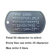 Personalized Stainless Steel Dog Tag Necklace Set - Military Style with Rubber Silencers