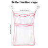 Suction Cup Mesh Toy Storage Bag for Bathtub