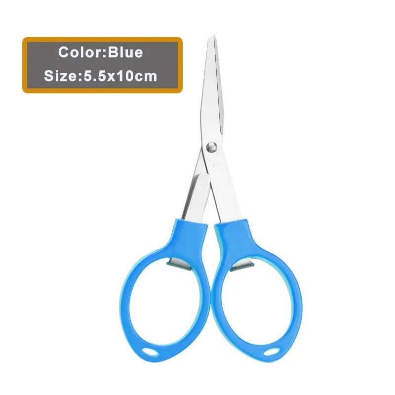 Compact Folding Scissors with Safety Lock