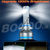 LED Fog Light Bulbs with CANBUS Technology, 6500K Cool White