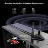 A Wi-Fi 6E PCIe Network Card with Bluetooth 5.3 is shown with a magnetized base and an RF cable for broader reception.
