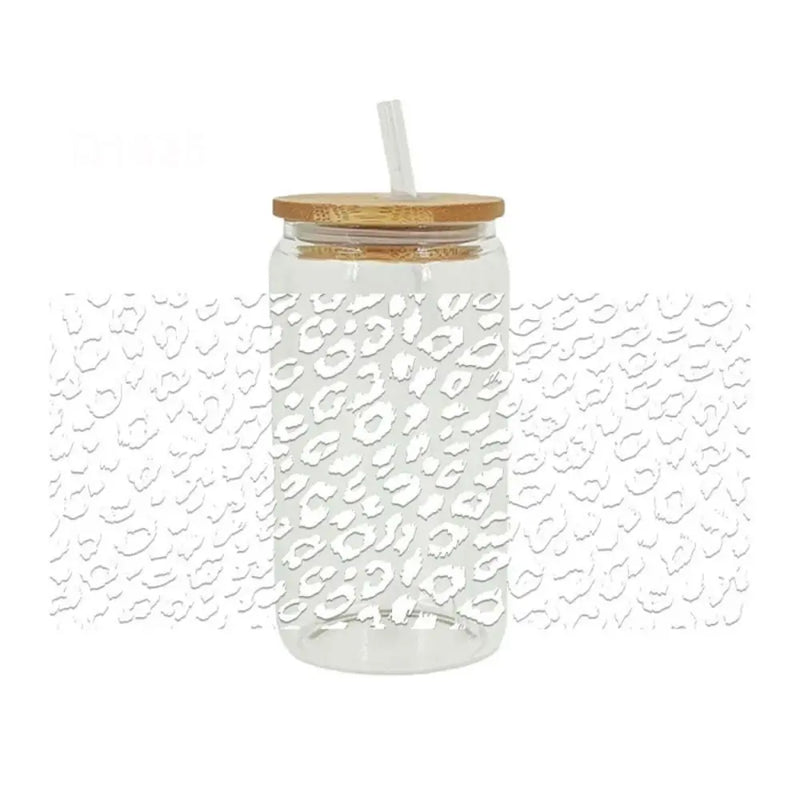 Leopard Print UV DTF Cup Wrap Sticker