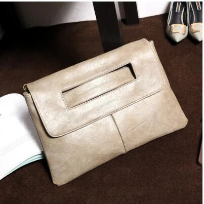 Women's Envelope Clutch Bag with Crossbody Strap