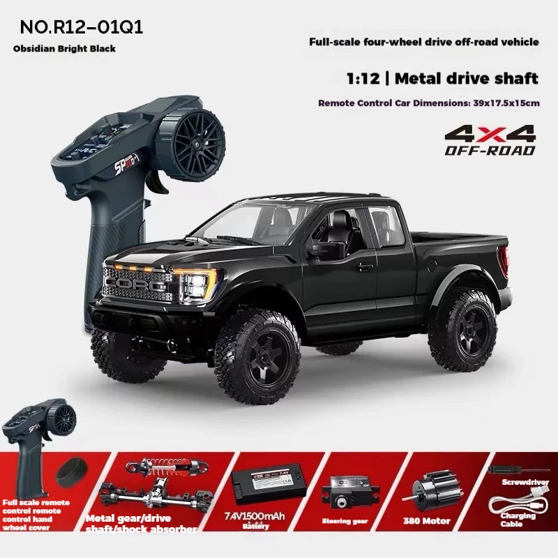 1:12 Scale F-150 Raptor 4WD RC Pickup Truck