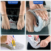 Demonstration of water immersion and bending tests for a shoe repair adhesive kit
