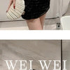 Elegant Pleated Evening Clutch with Chain Strap