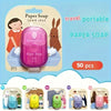 Lavender Portable Soap Sheets (50 Pack) for Travel & Outdoor Use