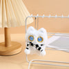 Adorable Plush Black Cat Keychain