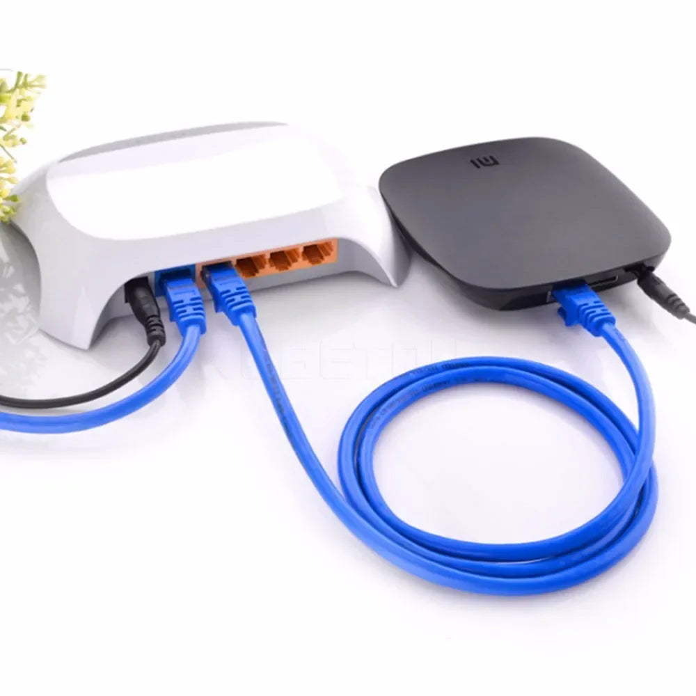 CAT5e Ethernet Cable for Reliable Home & Office Networking