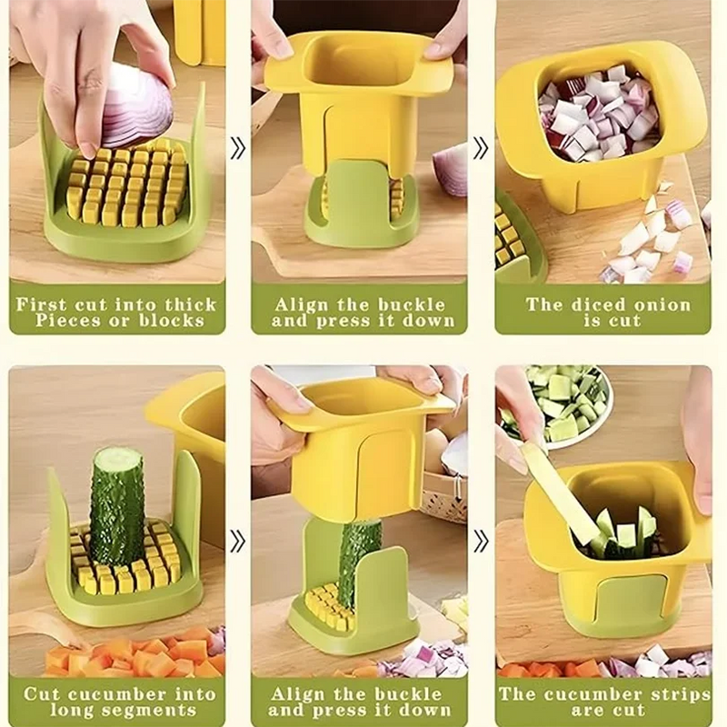 Multi-Blade Vegetable Chopper & Slicer