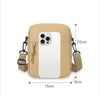 Minimalist Solid Color Crossbody Sling Bag for Men and Women