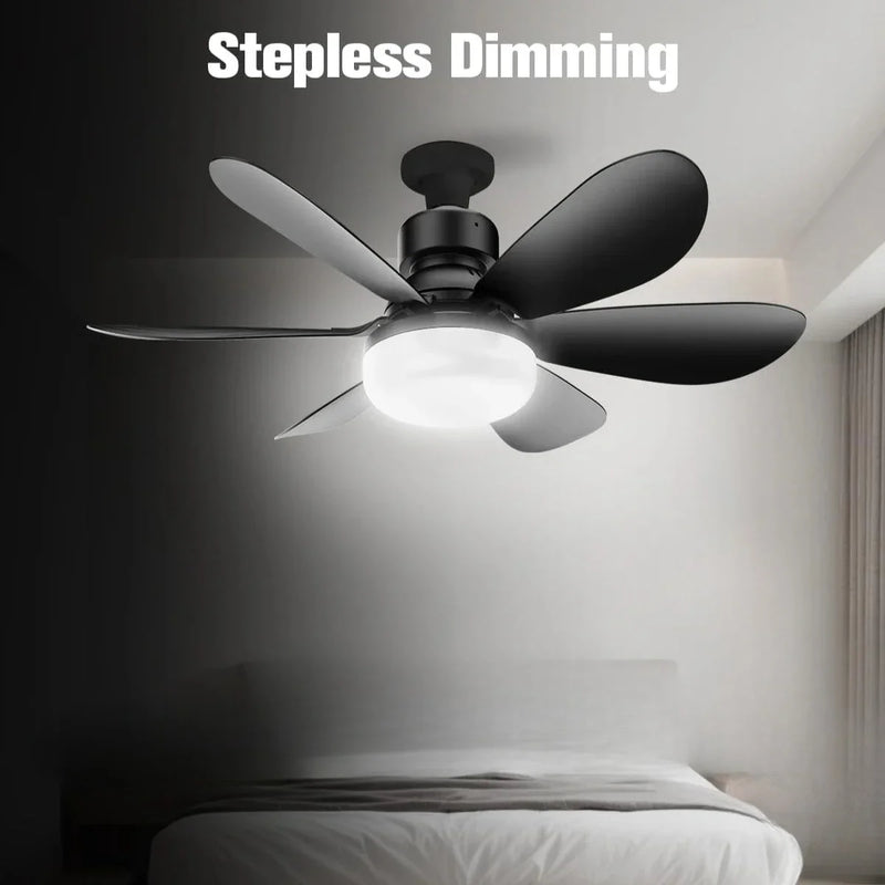 Modern LED Ceiling Fan Light with Remote Control