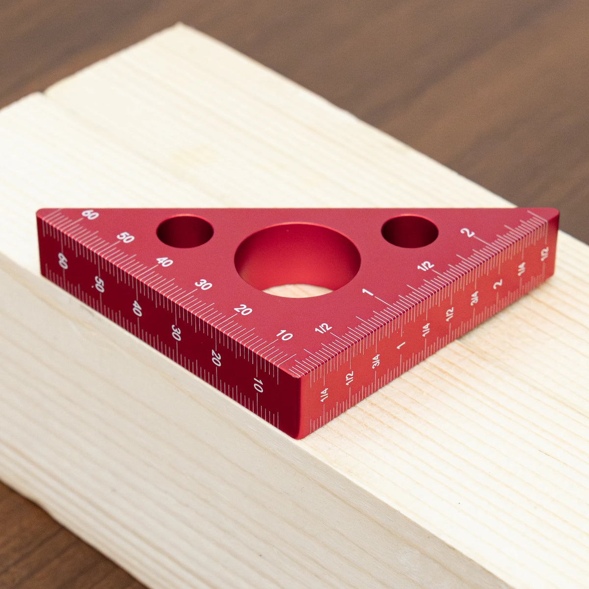 Aluminum Triangle Ruler with Dual Scales