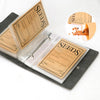 Garden Seed Organizer Binder with Self-Sealing Envelopes