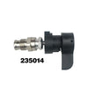 A black airless sprayer pump plunger rod and valve repair kit with a silver threaded component.