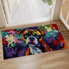 Rottweiler Non-Slip Entryway Door Mat – Durable Polyester Floor Rug for Living Room & Entry